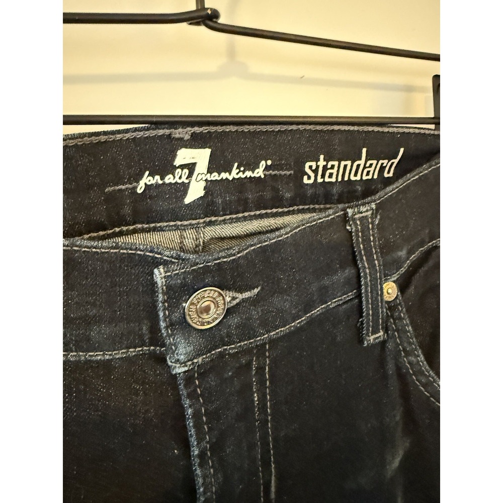 7 For All Mankind Standard Jeans Mens 34 dark Wash Straight Leg Denim 115561
